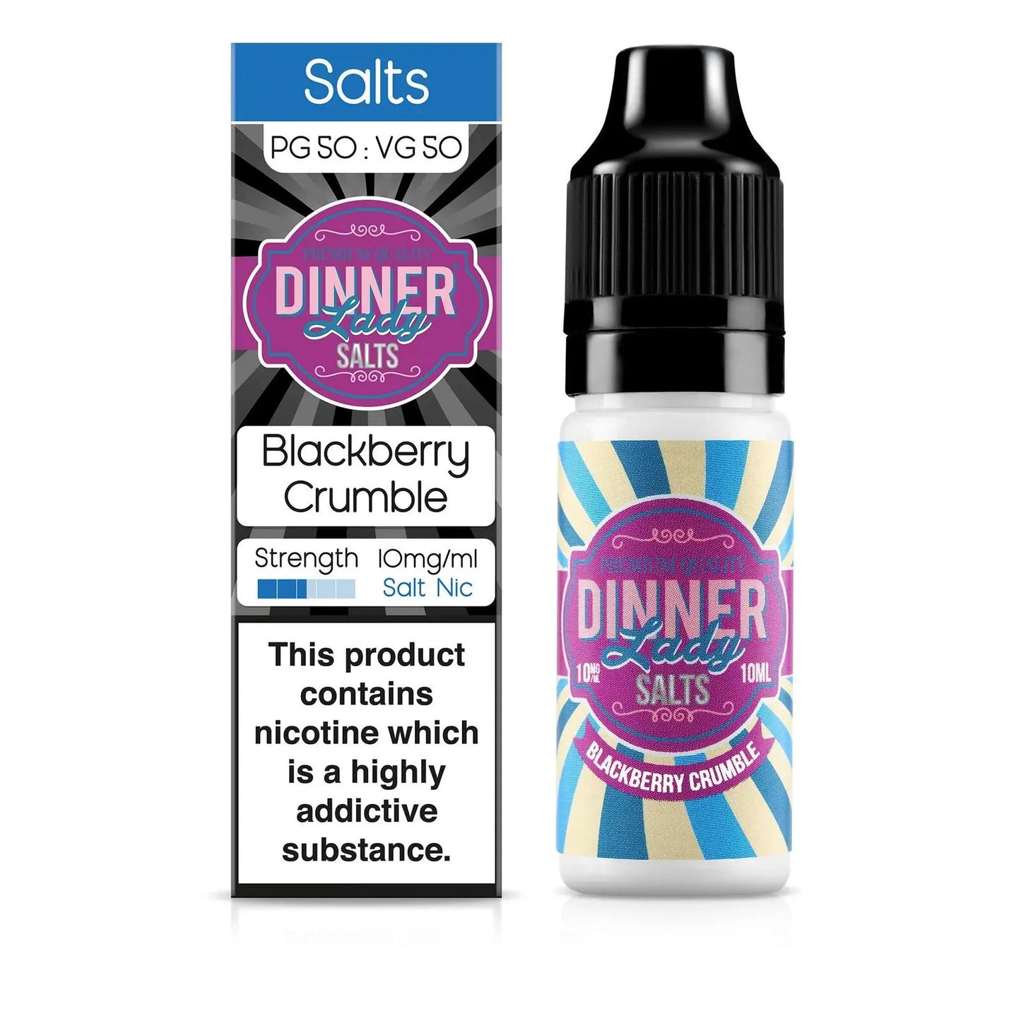Blackberry Crumble Nic Salt E-Liquid by Dinner Lady 10ml - Absolute Vape
