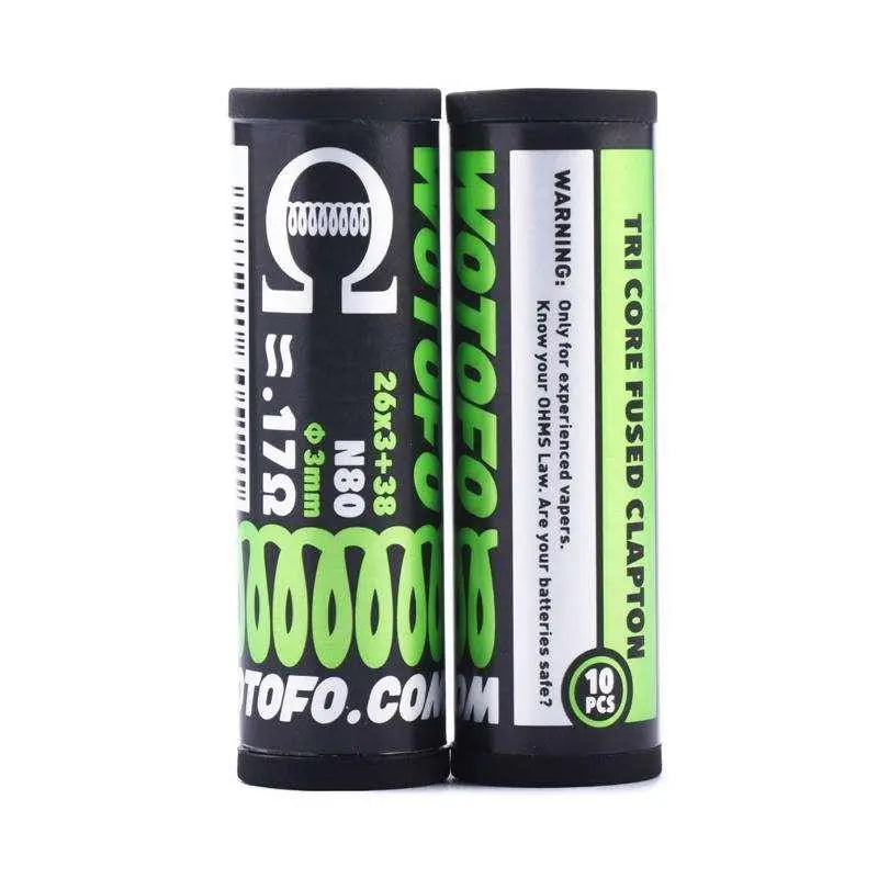Wotofo Prebuilt Coils - Tri Core Fused Clapton 0.17 Ohm - Absolute Vape
