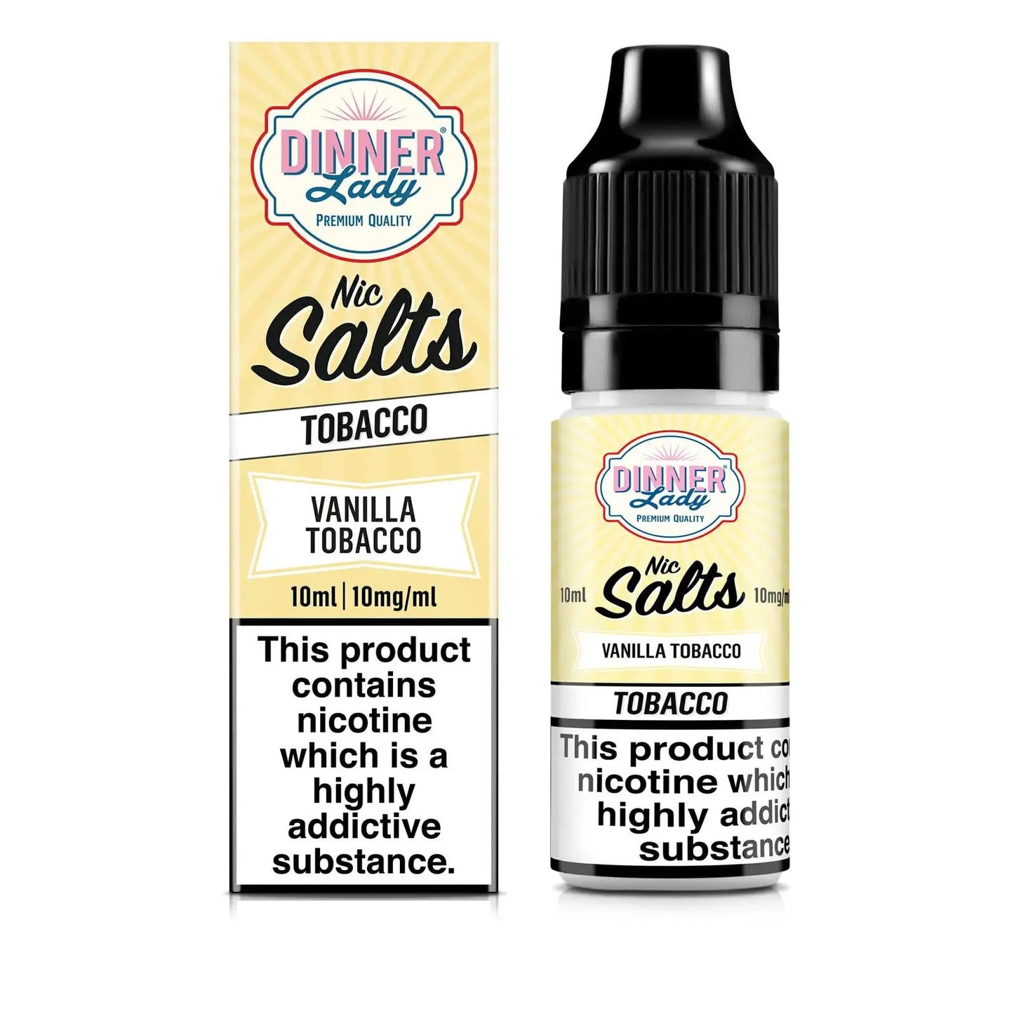 Dinner Lady nic salts - Vanilla Tart - 10ml - Absolute Vape