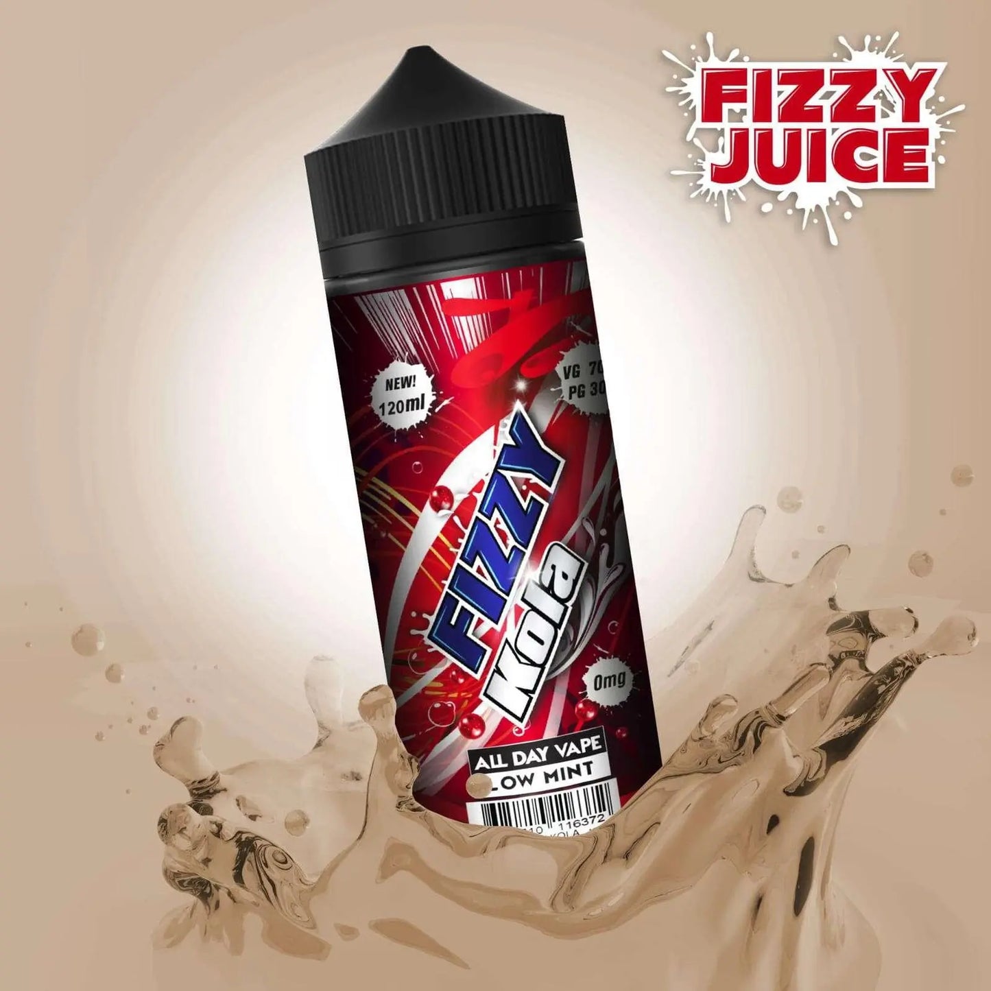 Kola Shortfill E-Liquid by Mohawk & Co Fizzy 100ml - Absolute Vape
