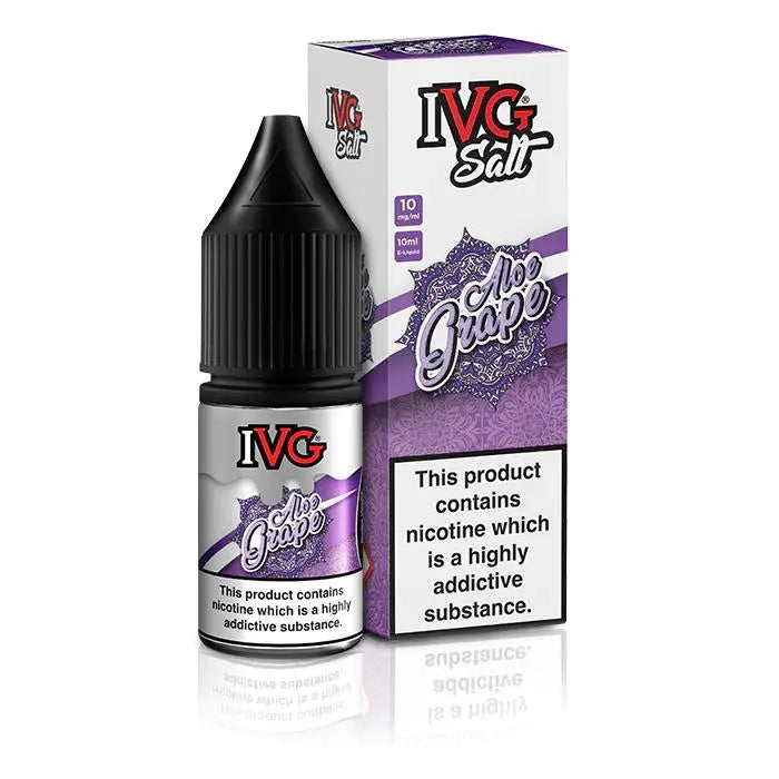 Aloe Grape Nic Salt E-Liquid by IVG 10ml - Absolute Vape