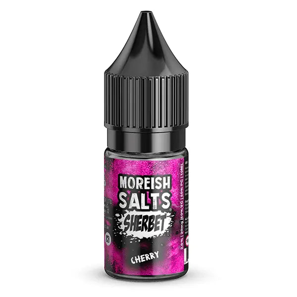 Sherbet Cherry Nic Salt E-liquid by Moreish Puff 10ml - Absolute Vape