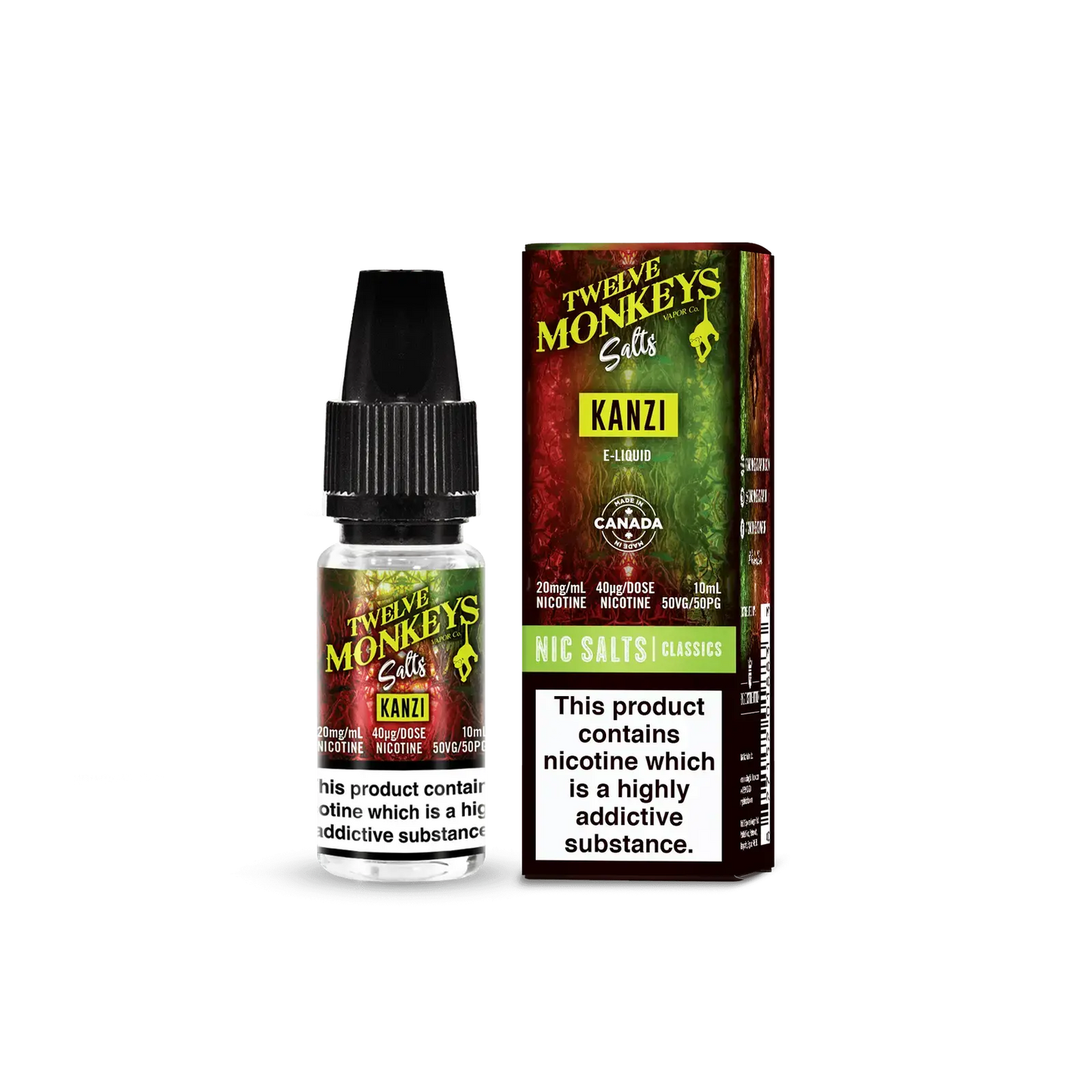 Kanzi Nic Salt E-Liquid by Twelve Monkeys Salt 10ml - Absolute Vape