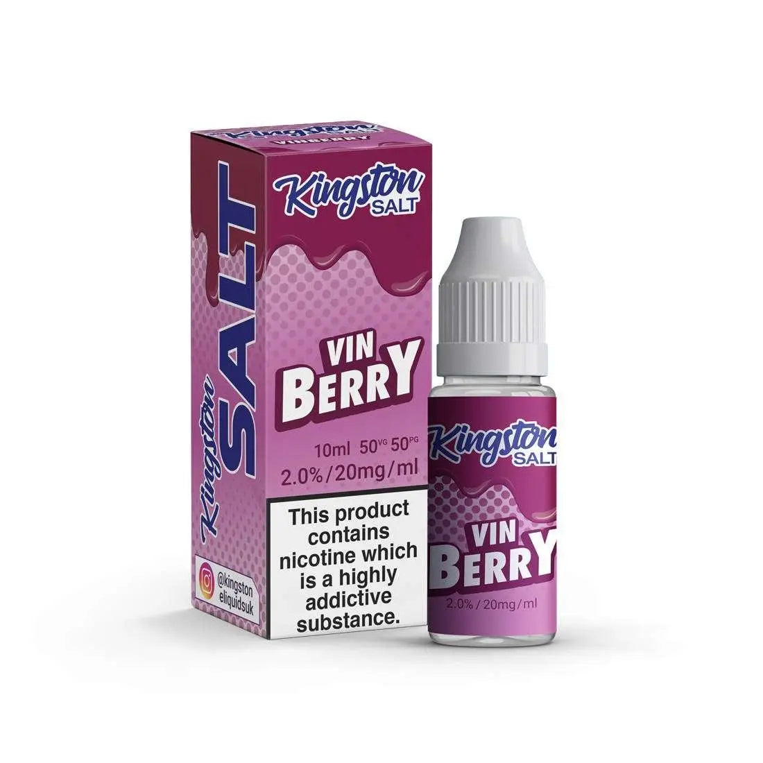 Vinberry Nic Salt E-Liquid by Kingston Salt 10ml - Absolute Vape