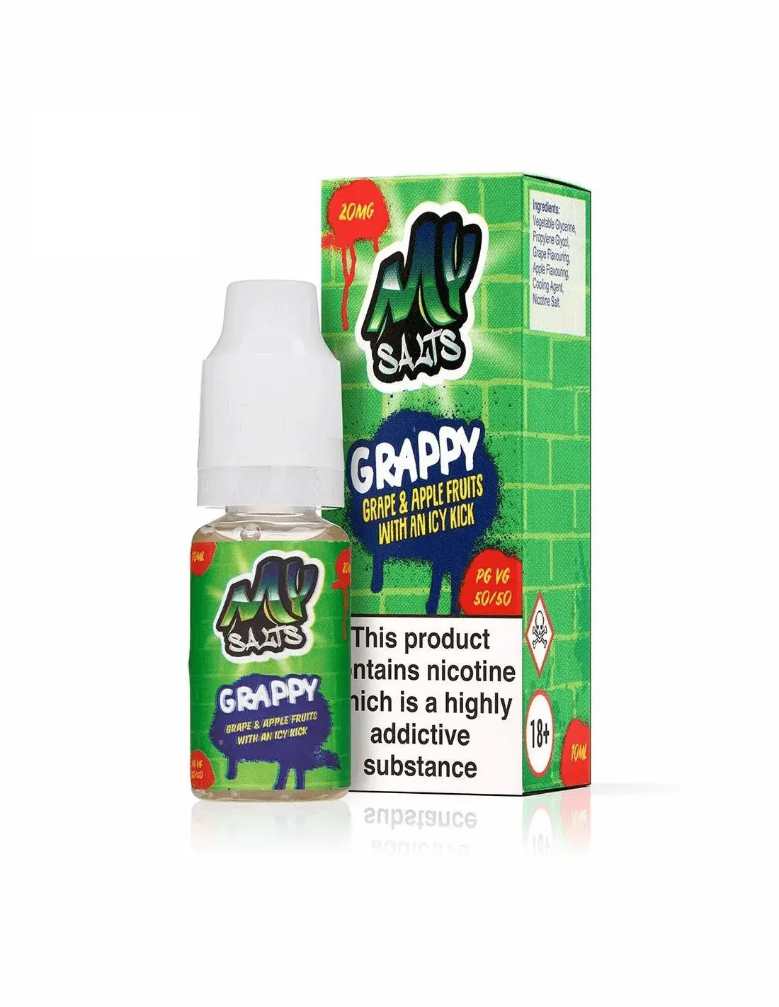 Grappy Nic Salt E-Liquid by My Salts 10ml - Absolute Vape