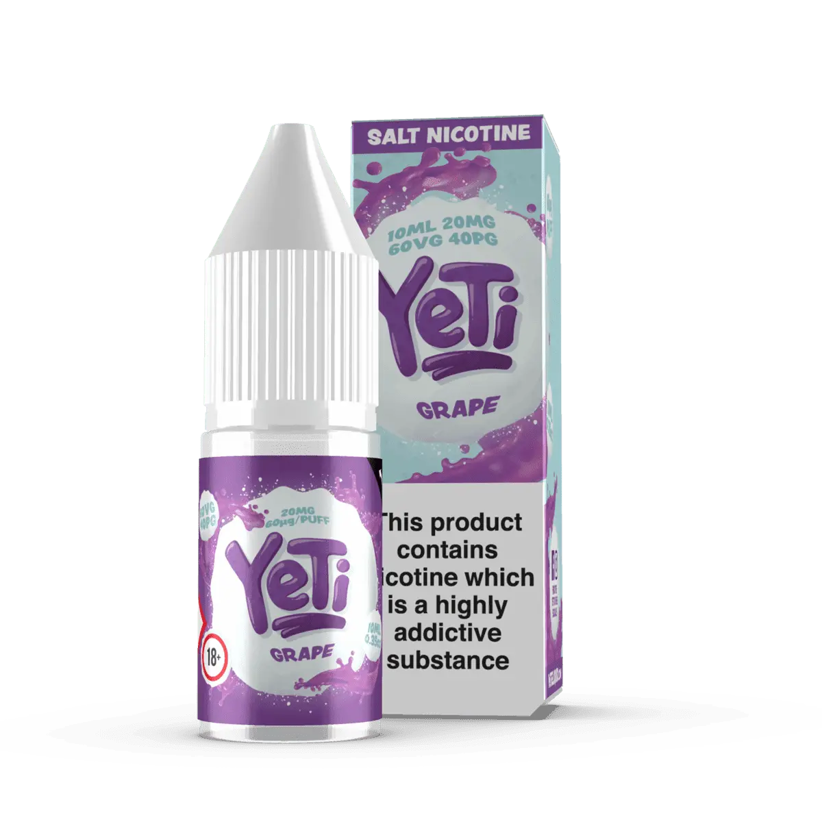 Grape Nic Salt E-liquid by Yeti Salt 10ml - Absolute Vape
