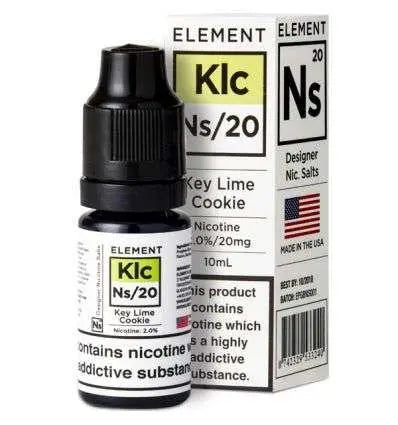 Key Lime Cookie Nic Salt E-Liquid by Element NS10 & NS20 10ml - Absolute Vape
