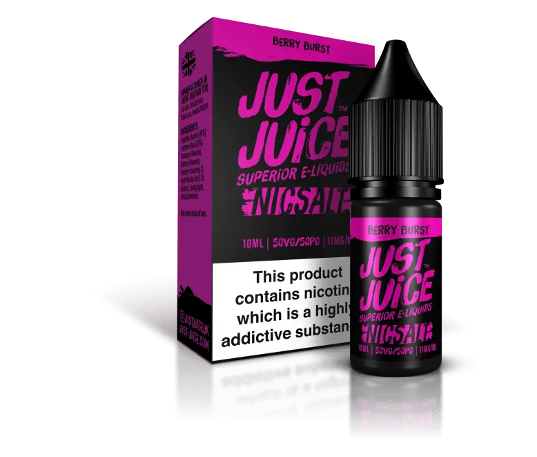 Berry Burst Nic Salt E liquid by Just Juice 10ml - Absolute Vape