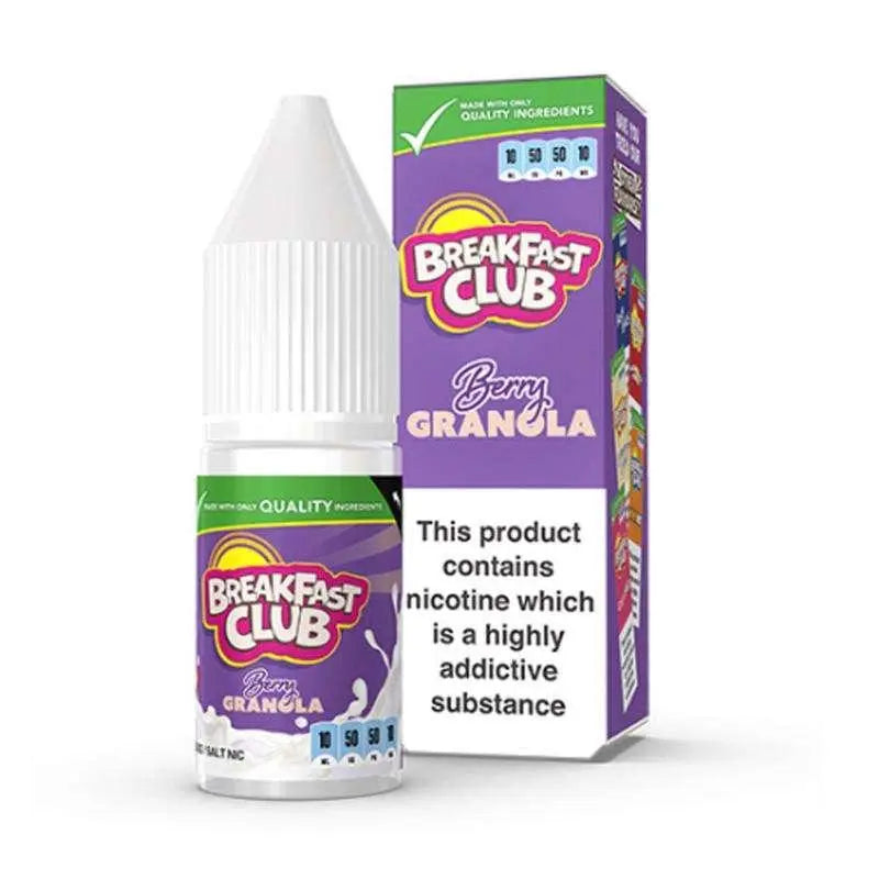 Berry Granola Nic Salt E-Liquid by Breakfast Club 10ml - Absolute Vape