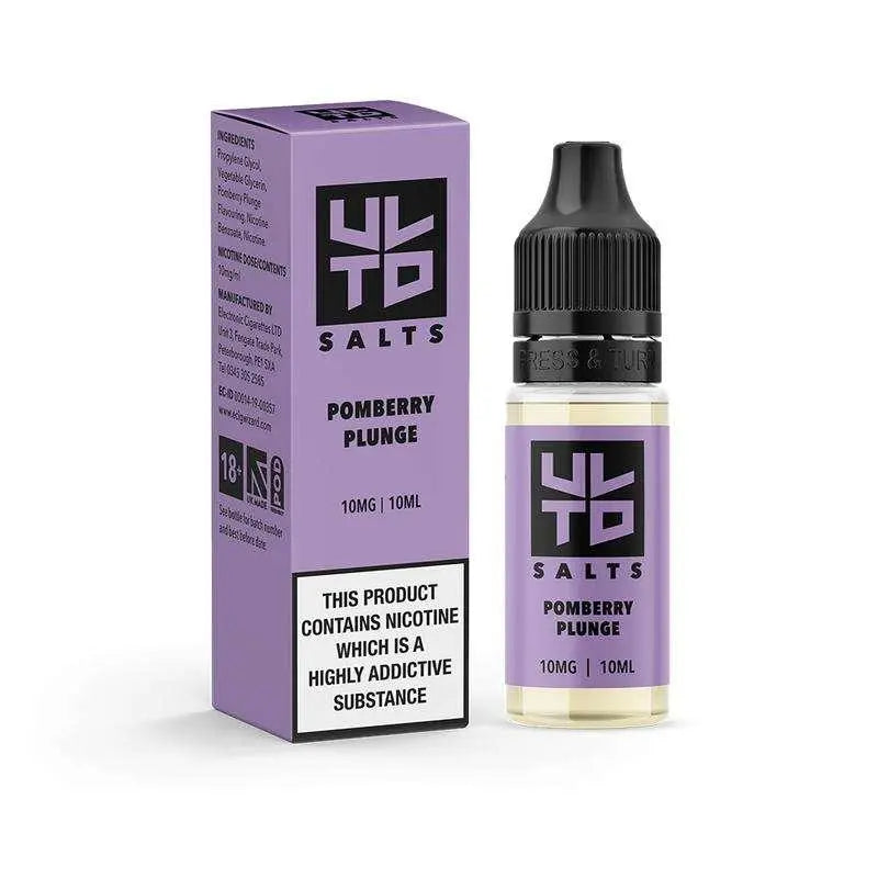Pomberry Plunge Nic Salt E-Liquid by ULTD Salts 10ml - Absolute Vape