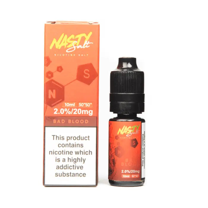 Bad Blood Nic Salt E-Liquid by Nasty Juice 10ml - Absolute Vape