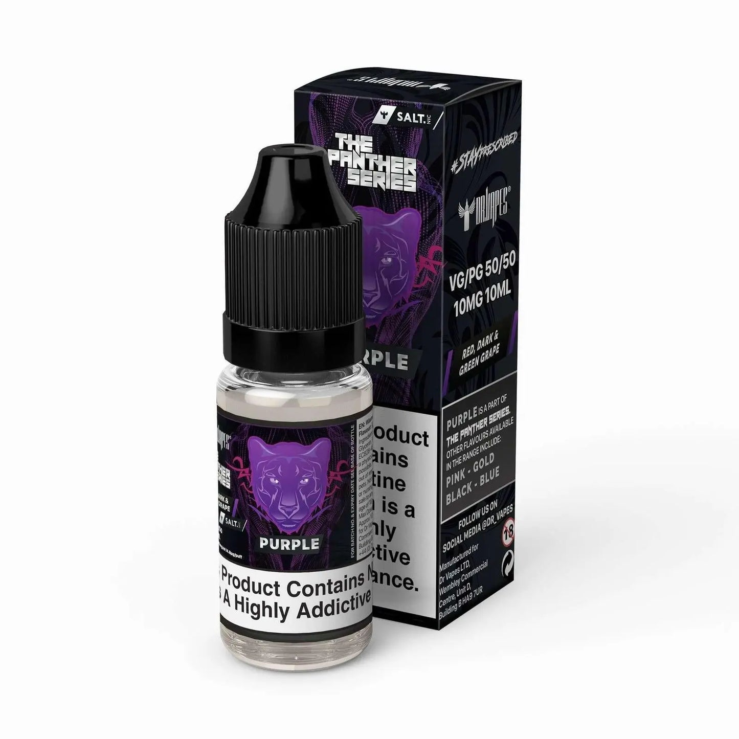 Purple Nic Salt E-Liquid by Dr Vapes 10ml - Absolute Vape