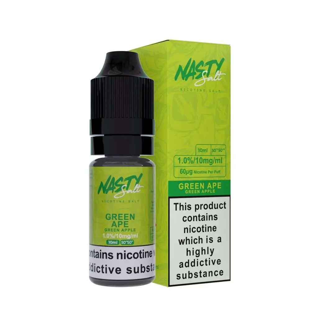 Green Ape Nic Salt E-Liquid by Nasty Juice 10ml - Absolute Vape