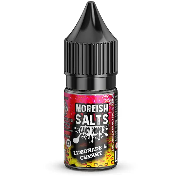 Candy Drops Lemonade & Cherry Nic Salt E-liquid by Moreish Puff 10ml - Absolute Vape