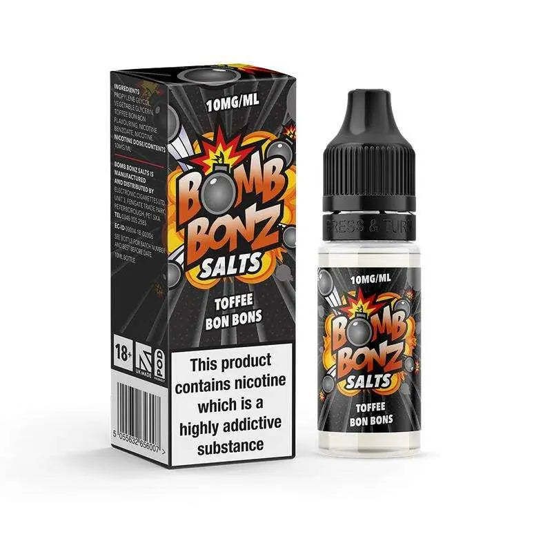 Toffee Bon Bons Nic Salt E liquid by Bomb Bonz 10ml - Absolute Vape