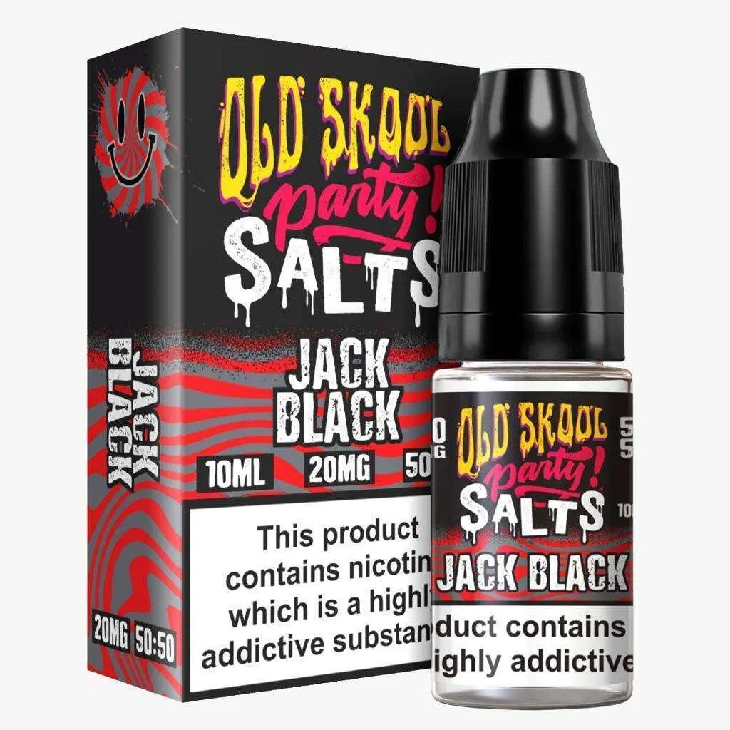 Jack Black Nic Salt E-Liquid by Old Skool Party Salts 10ml - Absolute Vape