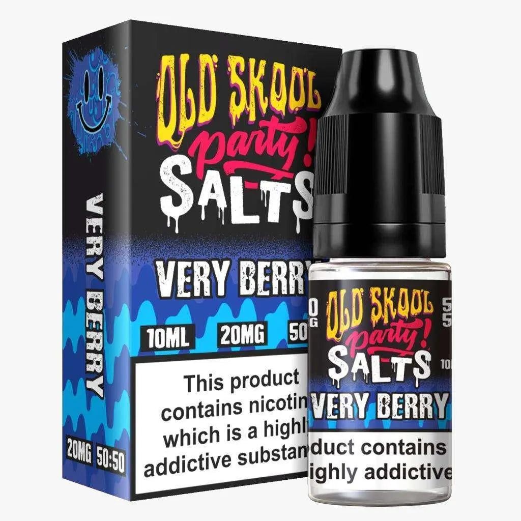 Very Berry Nic Salt E-Liquid by Old Skool Party Salts 10ml - Absolute Vape