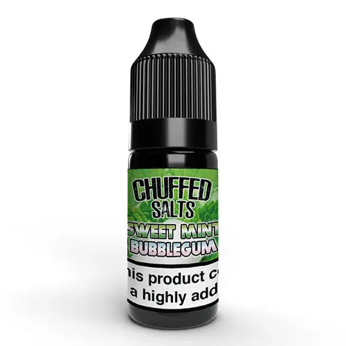 Sweet Mint Bubblegum Nic Salt E-Liquid by Chuffed Salts 10ml - Absolute Vape