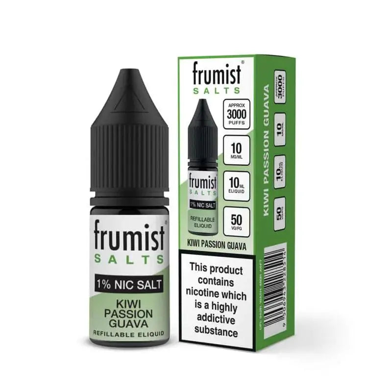 Kiwi Passion Guava Nic Salt E-Liquid by Frumist Salts 10ml - Absolute Vape