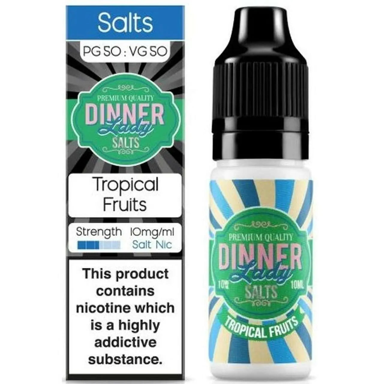 Tropical Fruits Nic Salt E-Liquid by Dinner Lady 10ml - Absolute Vape