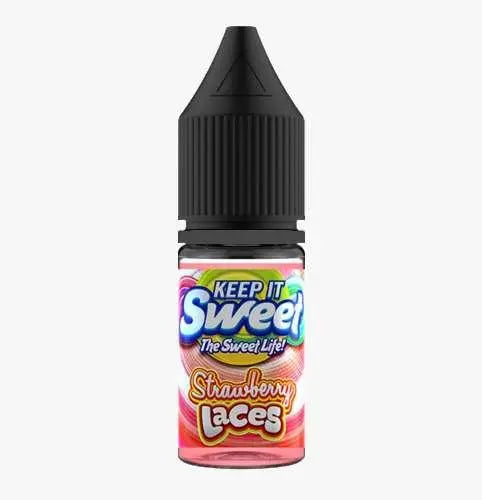 Strawberry Laces Nic Salt E-Liquid by Keep It Sweet 10ml - Absolute Vape
