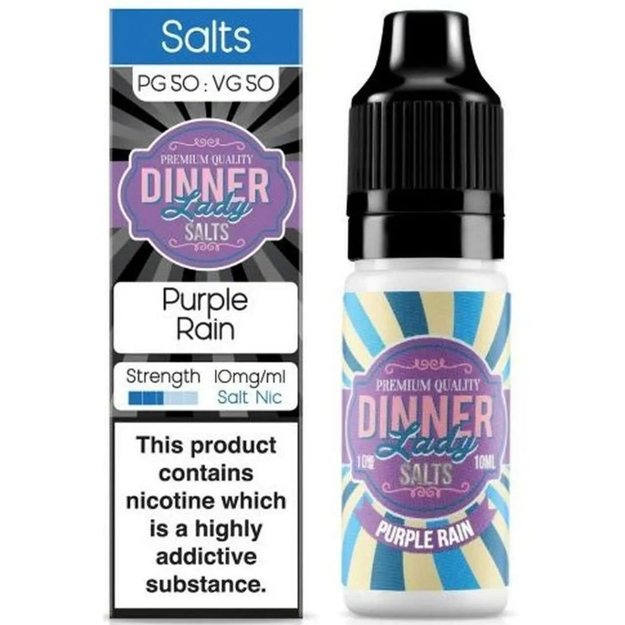Purple Rain Nic Salt E-Liquid by Dinner Lady 10ml - Absolute Vape
