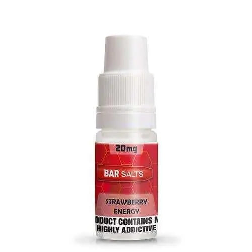 Strawberry Energy Nic Salt E-Liquid by Bar Salts 10ml - Absolute Vape
