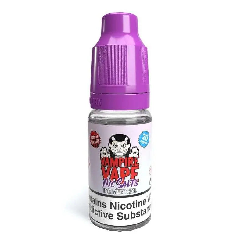 Ice Menthol Nic Salt E-Liquid by Vampire Vape 10ml - Absolute Vape