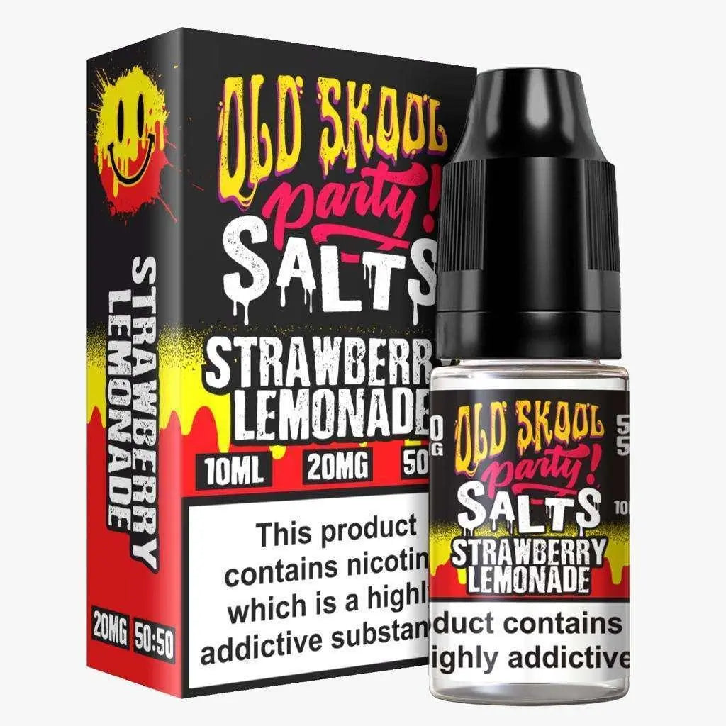 Strawberry Lemonade Nic Salt E-Liquid by Old Skool Party Salts 10ml - Absolute Vape