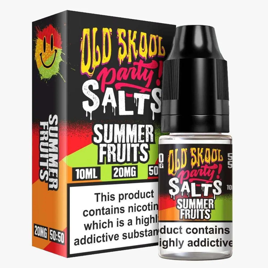 Summer Fruits Nic Salt E-Liquid by Old Skool Party Salts 10ml - Absolute Vape