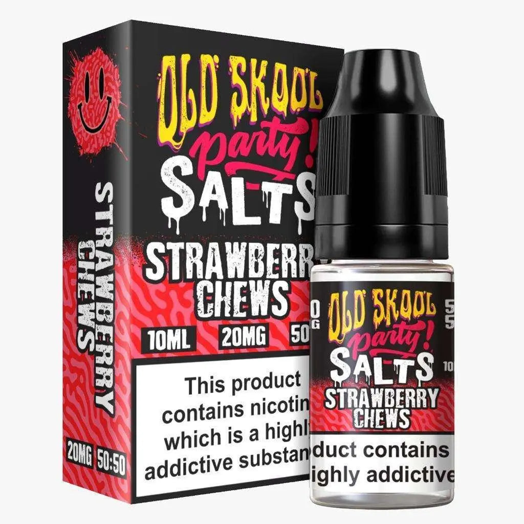 Strawberry Chews Nic Salt E-Liquid by Old Skool Party Salts 10ml - Absolute Vape