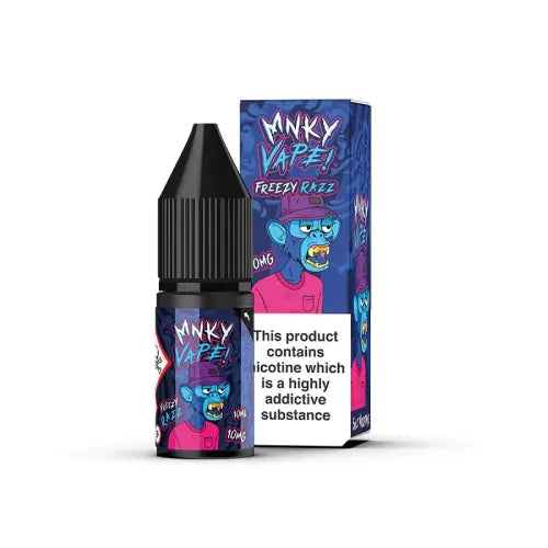 Freezy Razz Nic Salt E-Liquid by MNKY Vape 10ml - Absolute Vape