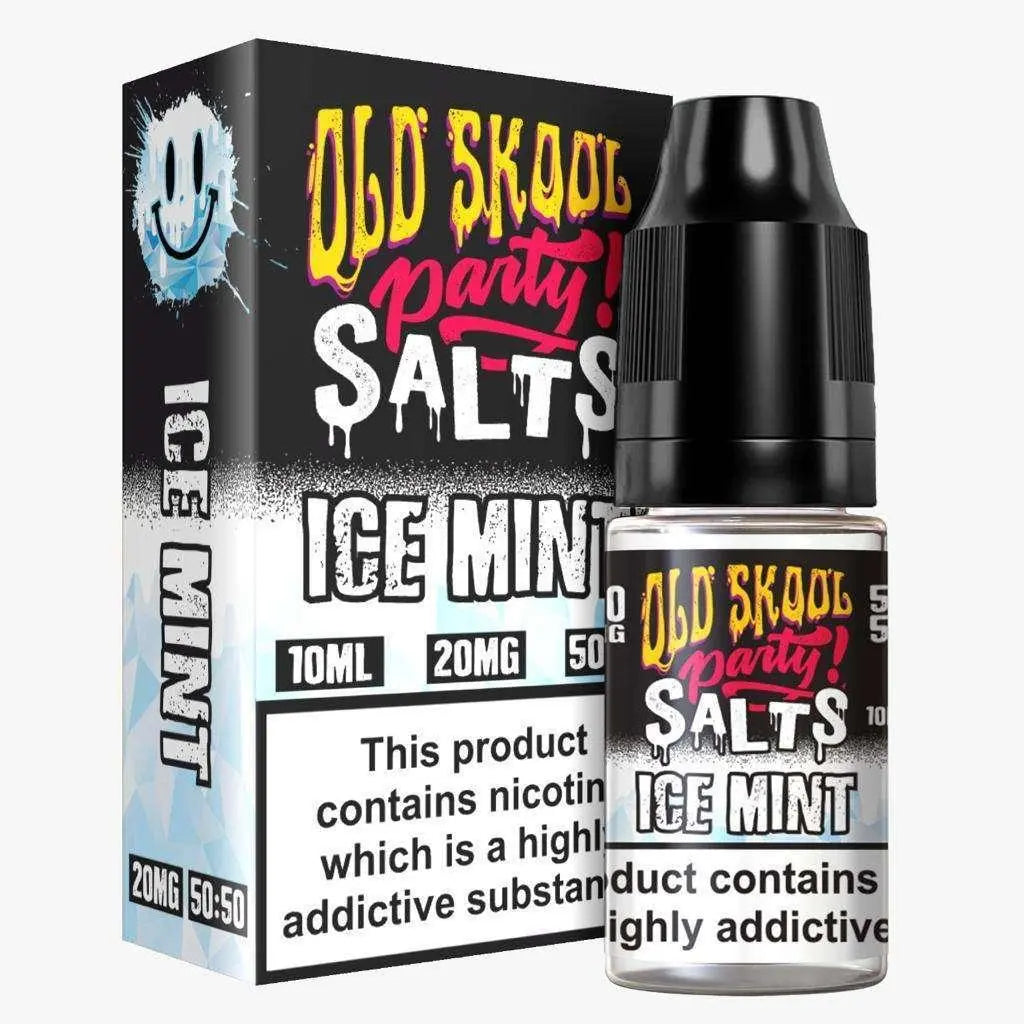 Ice Mint Nic Salt E-Liquid by Old Skool Party Salts 10ml - Absolute Vape