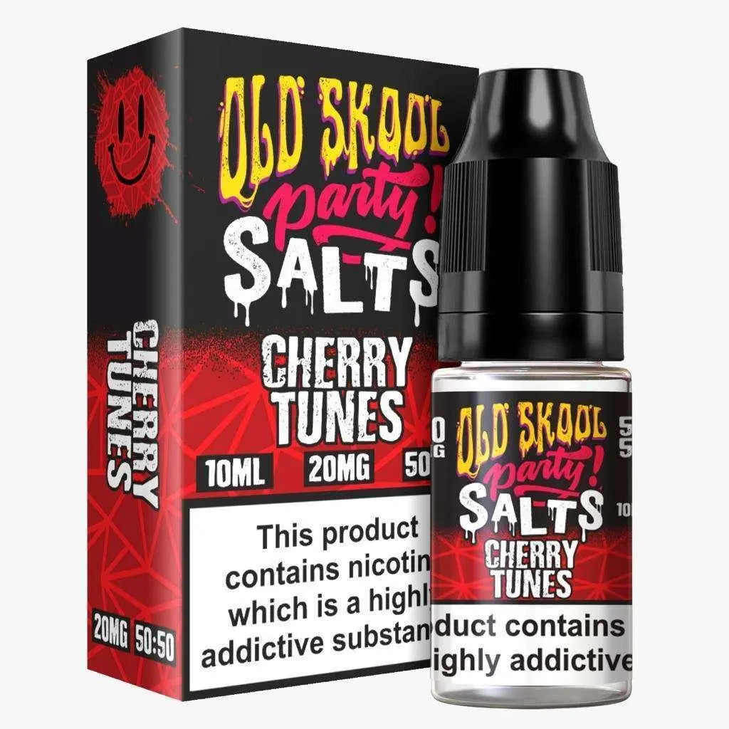 Cherry Tunes Nic Salt E-Liquid by Old Skool Party Salts 10ml - Absolute Vape