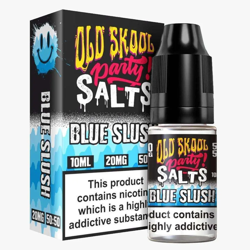 Blue Slush Nic Salt E-Liquid by Old Skool Party Salts 10ml - Absolute Vape