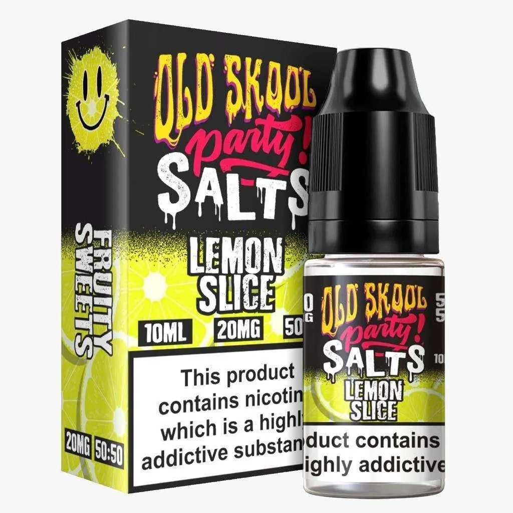 Lemon Slice Nic Salt E-Liquid by Old Skool Party Salts 10ml - Absolute Vape