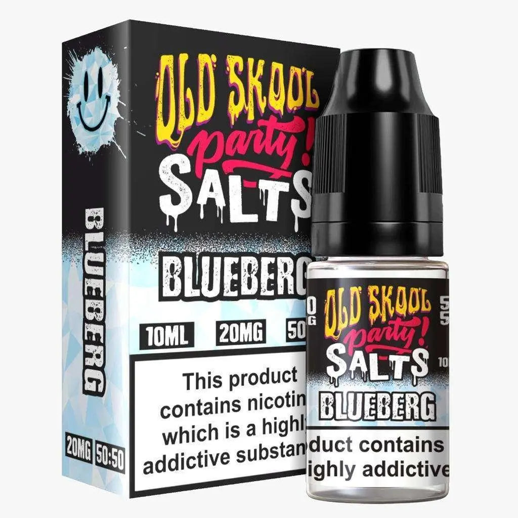Blueberg Nic Salt E-Liquid by Old Skool Party Salts 10ml - Absolute Vape