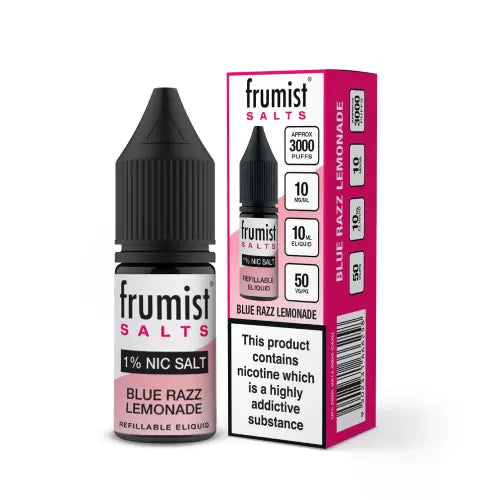 Blue Razz LemonadeNic Salt E-Liquid by Frumist Salts 10ml - Absolute Vape