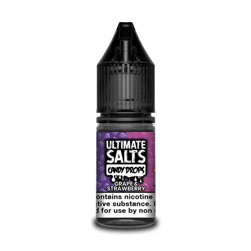 Grape and Strawberry Candy Drops Nic Salt E-Liquid Ultimate Salts 10ml - Absolute Vape