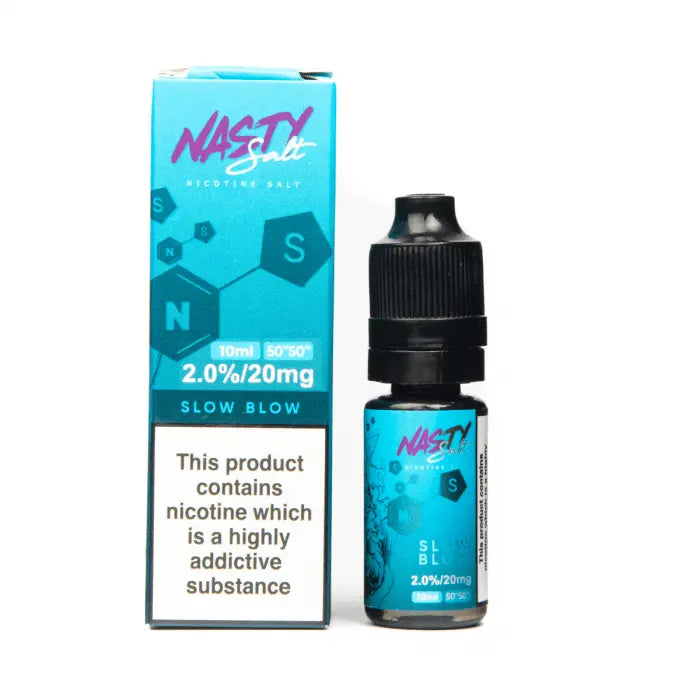 Slow Blow Nic Salt E-Liquid by Nasty Juice 10ml - Absolute Vape