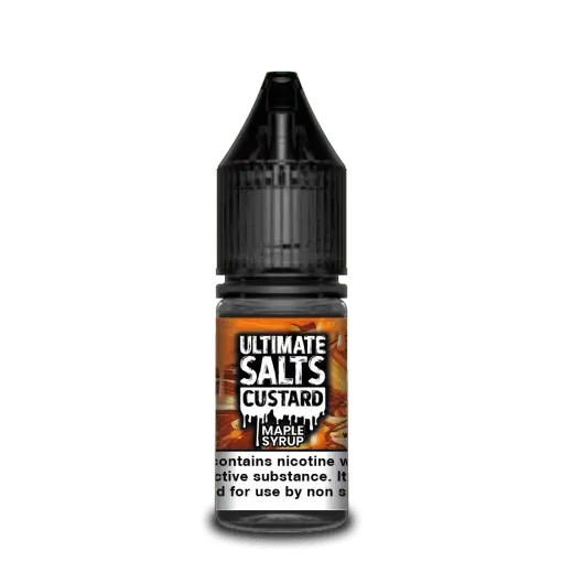 Maple Syrup Custard Nic Salt E-Liquid by Ultimate Salts 10ml - Absolute Vape