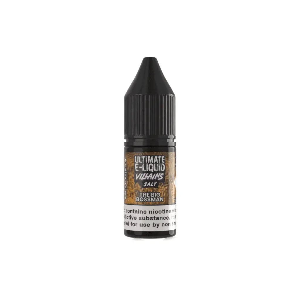 The Big Bossman Villains Nic Salt E-Liquid by Ultimate Salts 10ml - Absolute Vape