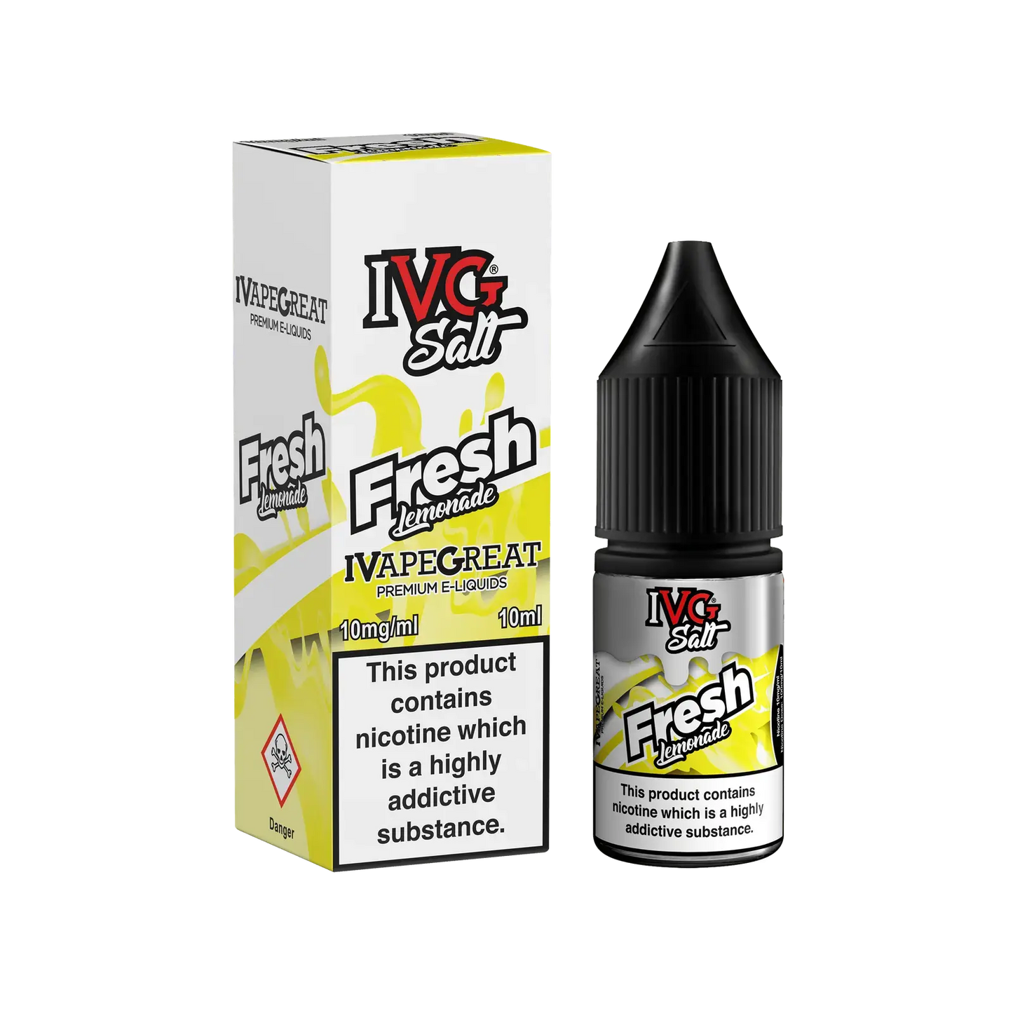Fresh Lemonade Nic Salt E-Liquid By IVG 10ml - Absolute Vape