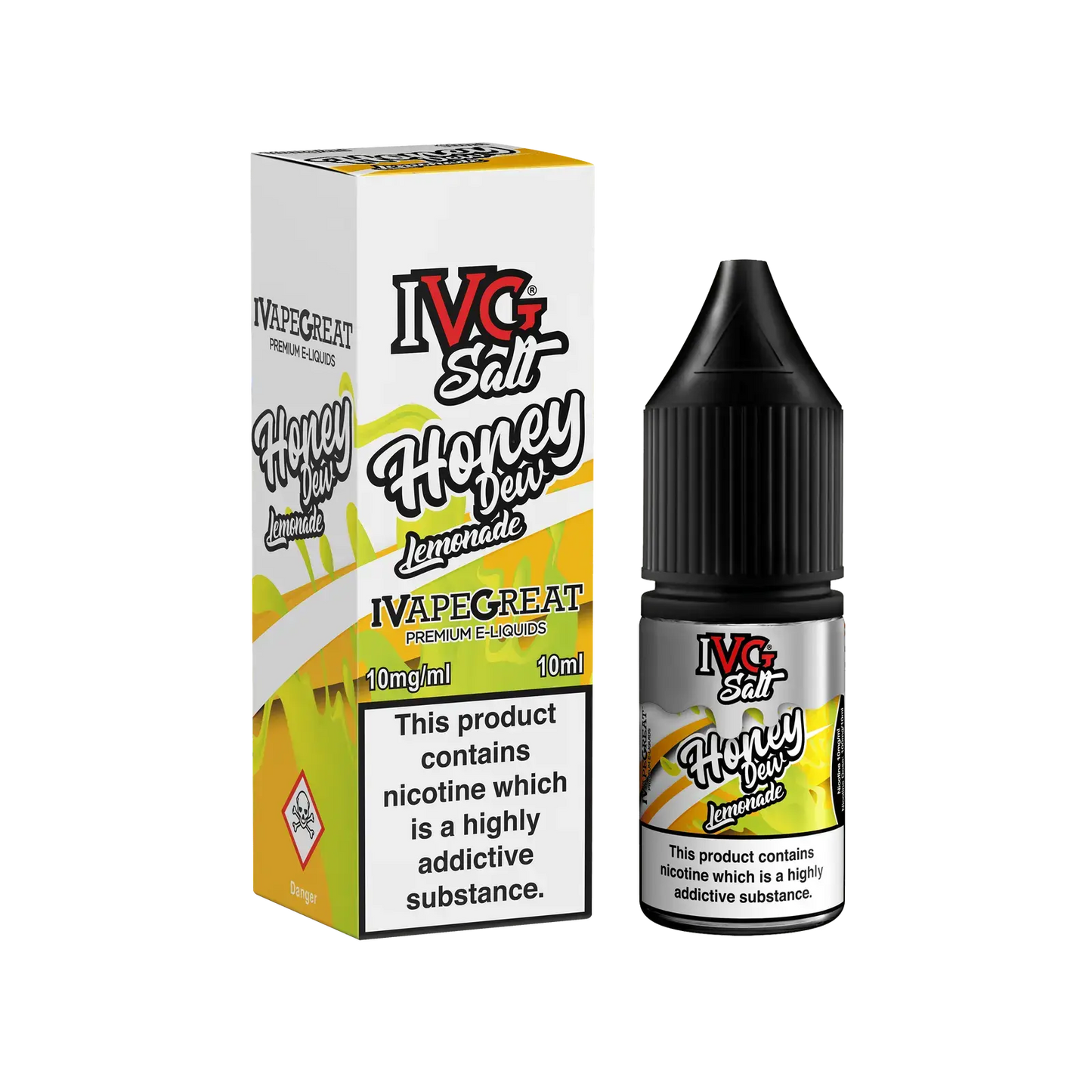 Honeydew Lemonade Nic Salt E-Liquid By IVG 10ml - Absolute Vape