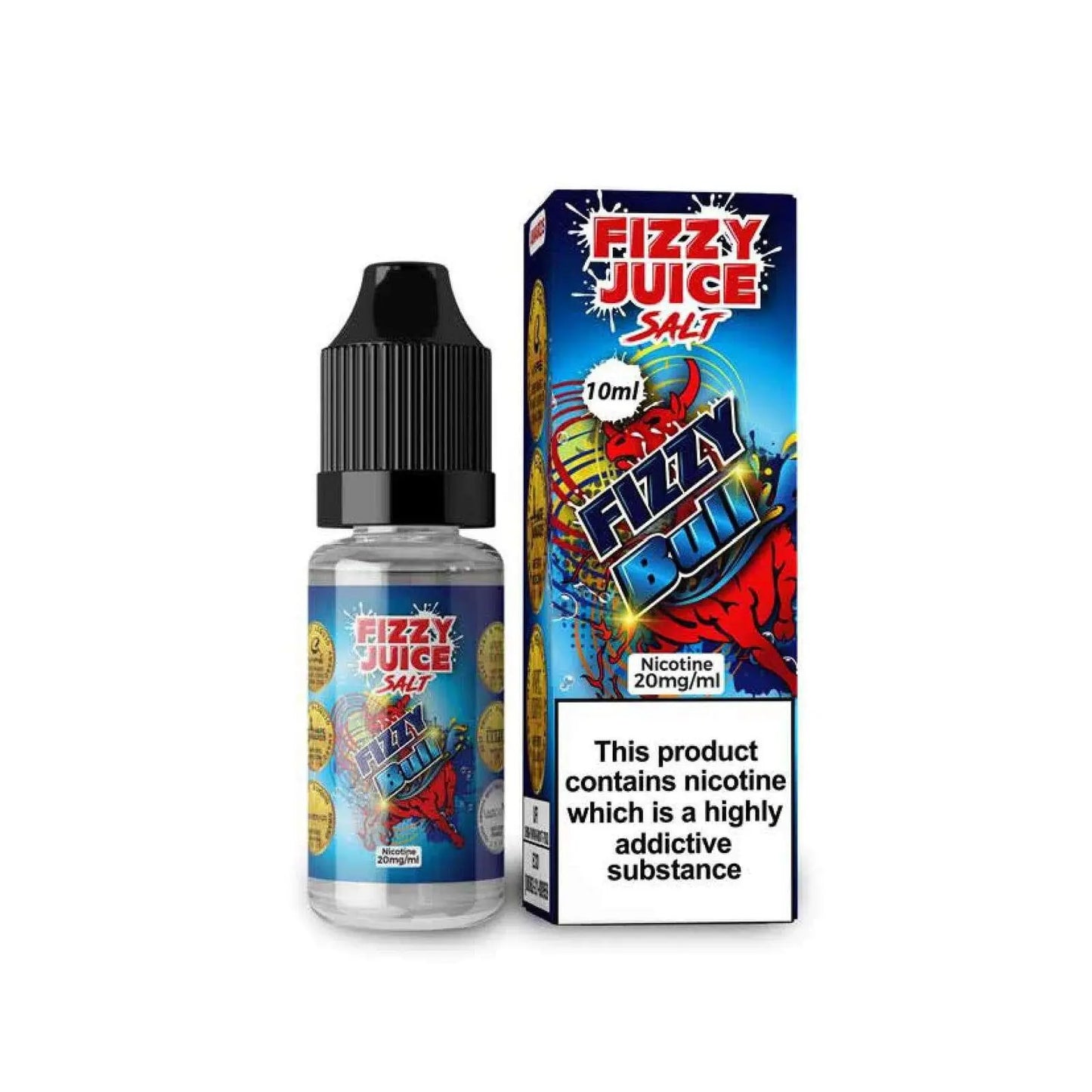 Bull Nic Salt E-Liquid by Mohawk Fizzy Juice Salt 10ml - Absolute Vape