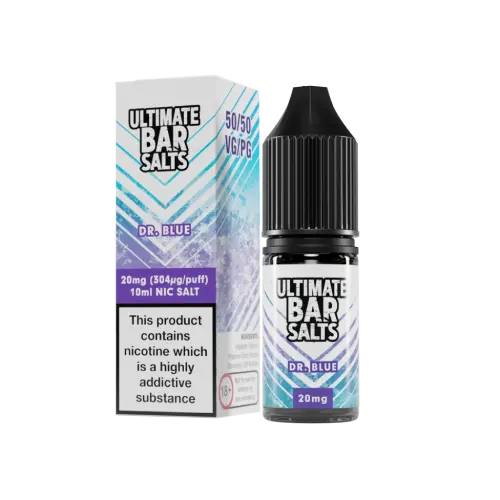 Dr. Blue Nic Salt E-Liquid by Ultimate Bar Salts 10ml - Absolute Vape
