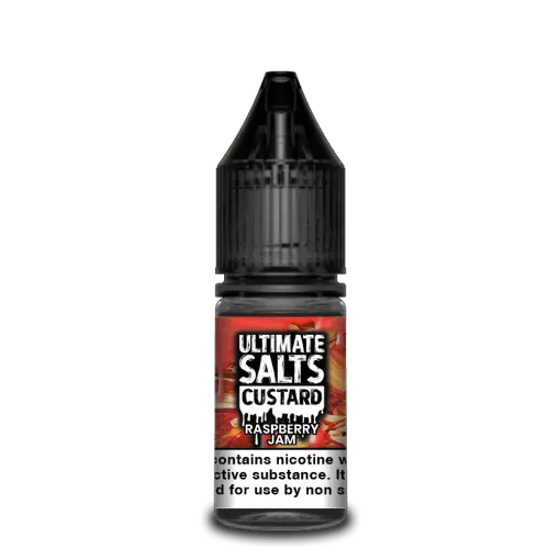 Raspberry Jam Custard Nic Salt E-Liquid by Ultimate Salts 10ml - Absolute Vape