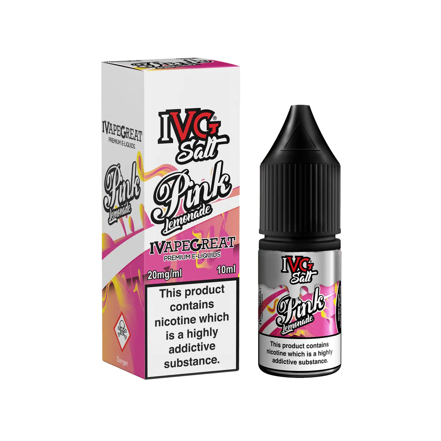 Pink Lemonade Nic Salt E-Liquid By IVG 10ml - Absolute Vape