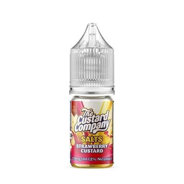 Strawberry Custard Nic Salt E-Liquid by The Custard Company 10ml - Absolute Vape