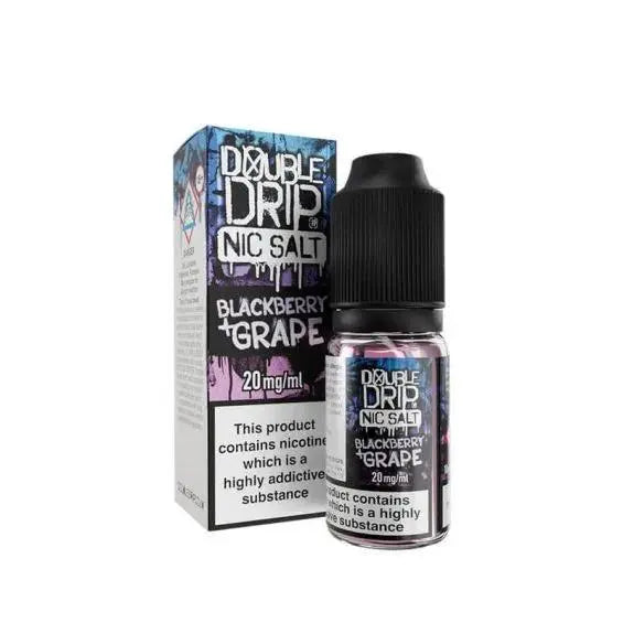 Blackberry Grape Nic Salt E-Liquid by Double Drip Salts 10ml - Absolute Vape